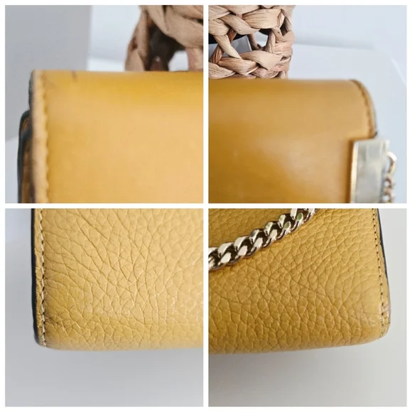 Authentic CHLOE Faye Leather Flap Wallet Card Holder Clutch WOC Crossbody - Picture 14 of 14